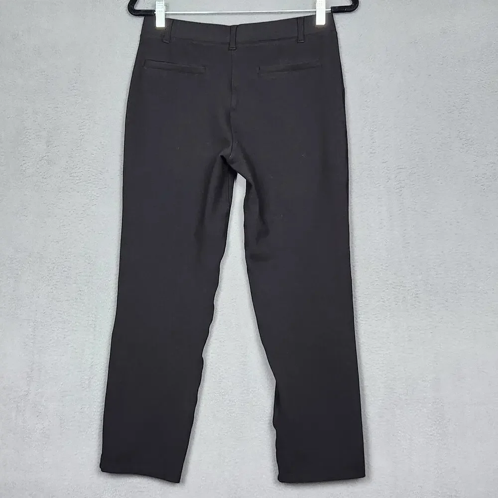 QUINCE Pants Womens Medium Ultra-Stretch Ponte Straight Leg Office Workwear